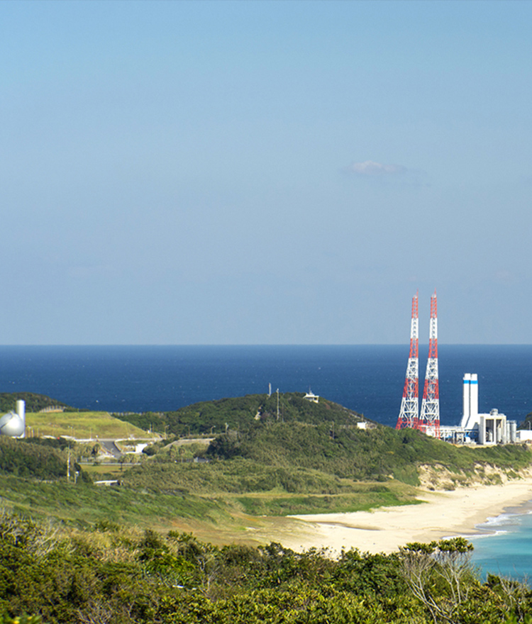 種子島のロケット基地